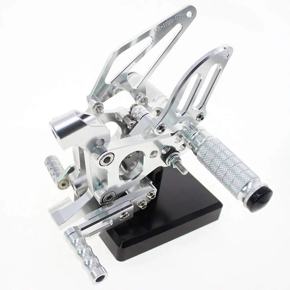 CNC регулируемый Rearset для Ducati 899 1199 Panigale Superlegger подножки для ног 1199 Panigale S/R подставки для ног