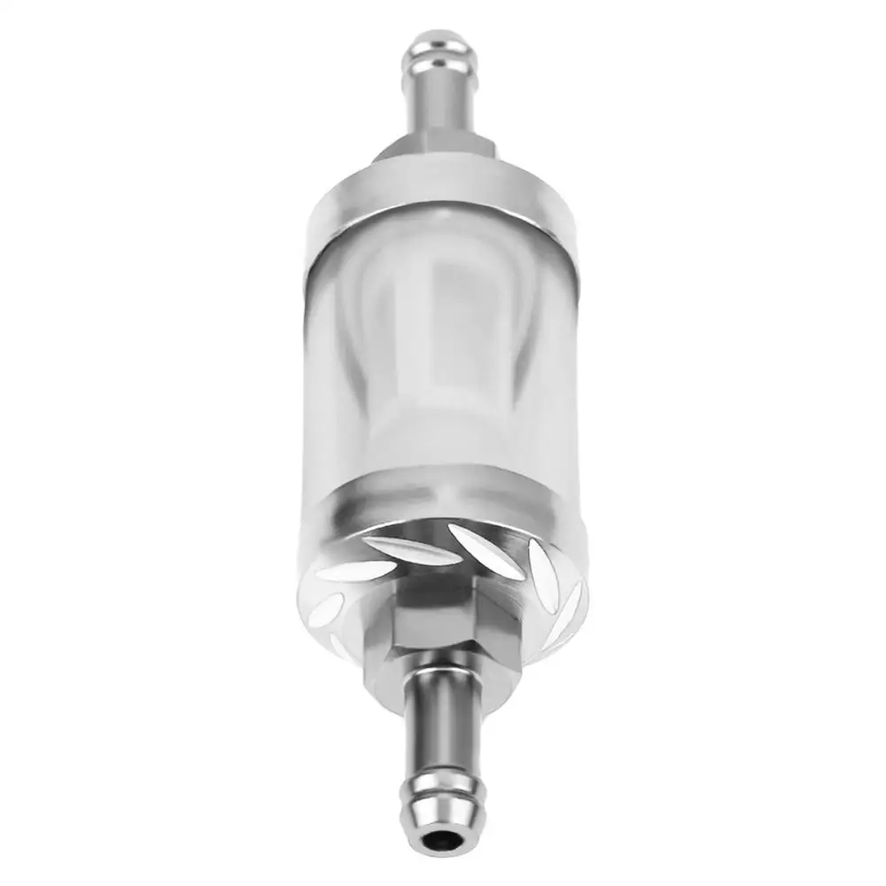 

New 8mm CNC Universal Gas Fuel Oil Filters Oil Filter Motorcycle Accessories For ATV Dirt Pit Bike Automobile Motocross