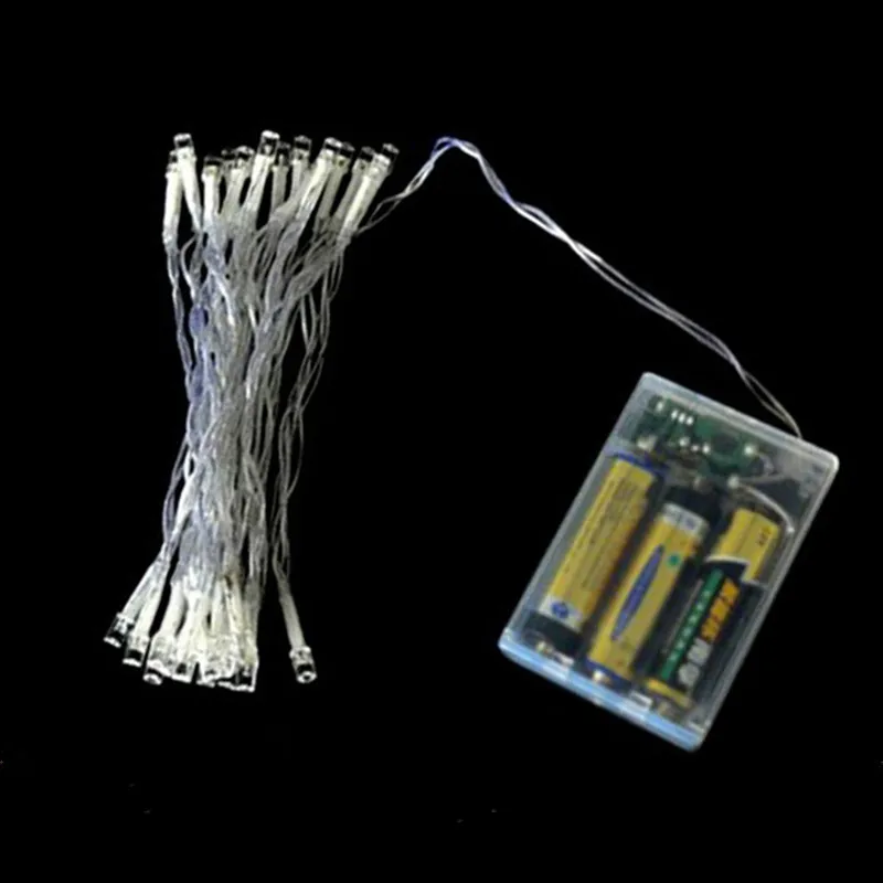 Светодиодный светильник на батарейках 3 м 30 светодиодный S провод Сказочный свет