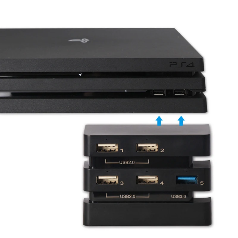 USB концентратор 5 портов USB3.0 4* USB2.0 USB адаптер расширения для PS4 Pro Usb концентратор 3,0 Компьютерные аксессуары PC Аксессуары Расширенный адаптер