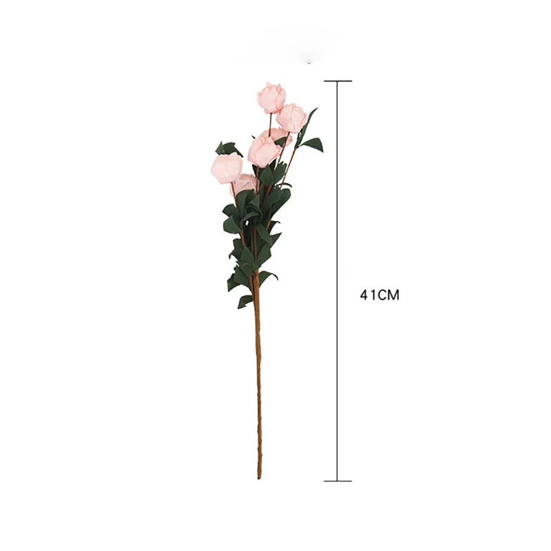 

41cm New,Charm,1 Bouquet,6 Heads,Rose Flowers,Artificial Fake,Bridal bouquet,Wedding,Party,Silk,Home Room,Decoration,Fashion