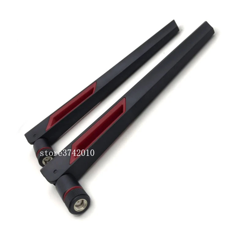 RP SMA male (hole) 2 шт./лот двухдиапазонная антенна 12dBi 2,4G 5G 5,8G антенна маршрутизатора SMA разъем RP SMA 19,5 см - Цвет: RP SMA male (hole)