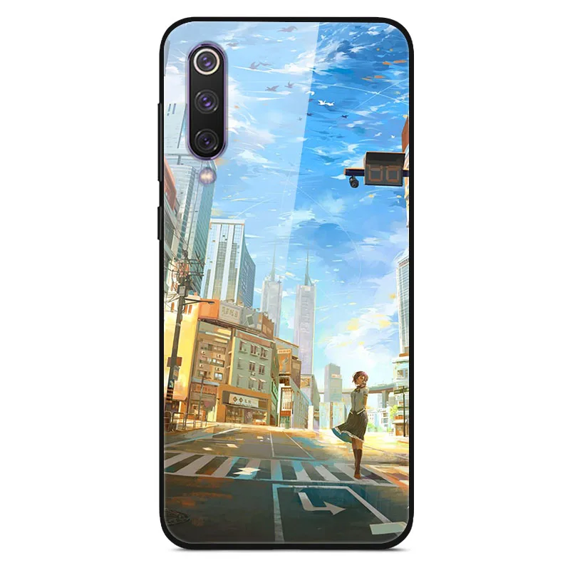15 Чехол для Xiaomi mi 9 Lite glass mi 9 SE стеклянный силиконовый чехол для телефона для Xiaomi mi 9 SE чехол s для Xiaomi mi 9 T Pro 9 T Pro - Цвет: 15