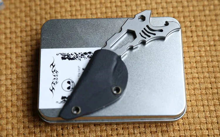 Пиранья EDC нож N690 стальной Многофункциональный маленький прямой нож для верховой езды, инструменты для защиты, небольшой резак для лап