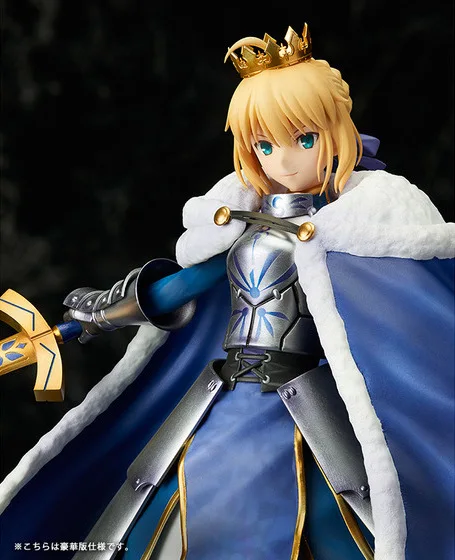 22 см Fate stay night saber Корона оружие фигурка ПВХ игрушки коллекция аниме мультфильм модель игрушки коллекционная