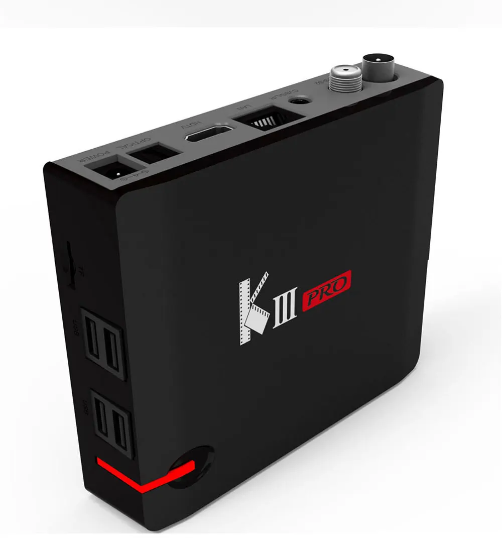 MECOOL KIII PRO DVB-S2 DVB-T2 DVB-C Android 7,1 ТВ-приставка Amlogic S912 3 Гб 16 Гб ТВ-приставка поддержка нажатий 2,4G/5G WiFi обновление OTA