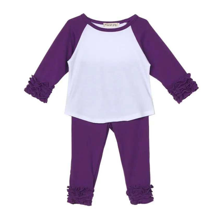 Детская Костюмы маленьких Комплект для девочек одежда с длинными рукавами дольд