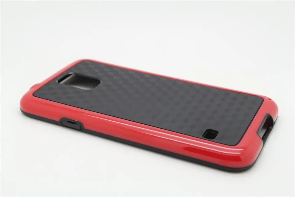 Plastic PC TPU Cell Hybrid Soft Phone Case Dirtproof Protective Cover Cases for Samsung Mobile Galaxy S5 i9600 Accessories |