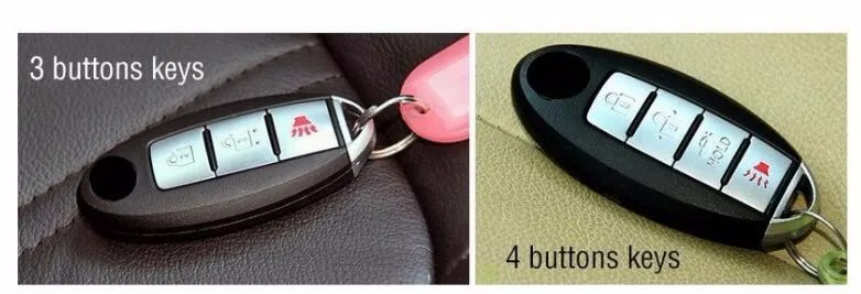 

4 Buttons Car Silicone Key Case Shell Holder Protection For Nissan Altima Maxima Murano Cover Colorful Remote Keyfob Car Styling