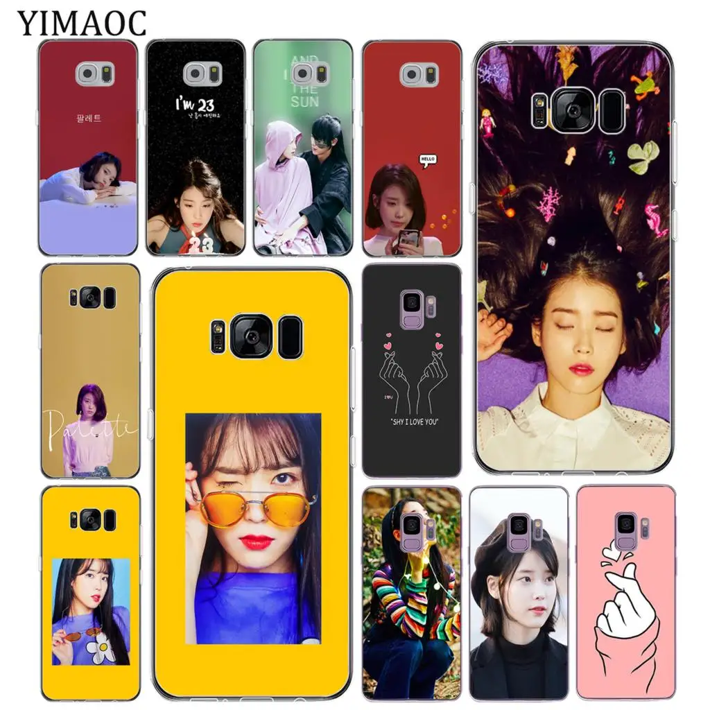 Мягкий силиконовый чехол YIMAOC kpop singer IU из ТПУ для Samsung Galaxy S10 S9 S8 Note 10 Plus S7 Edge S10e