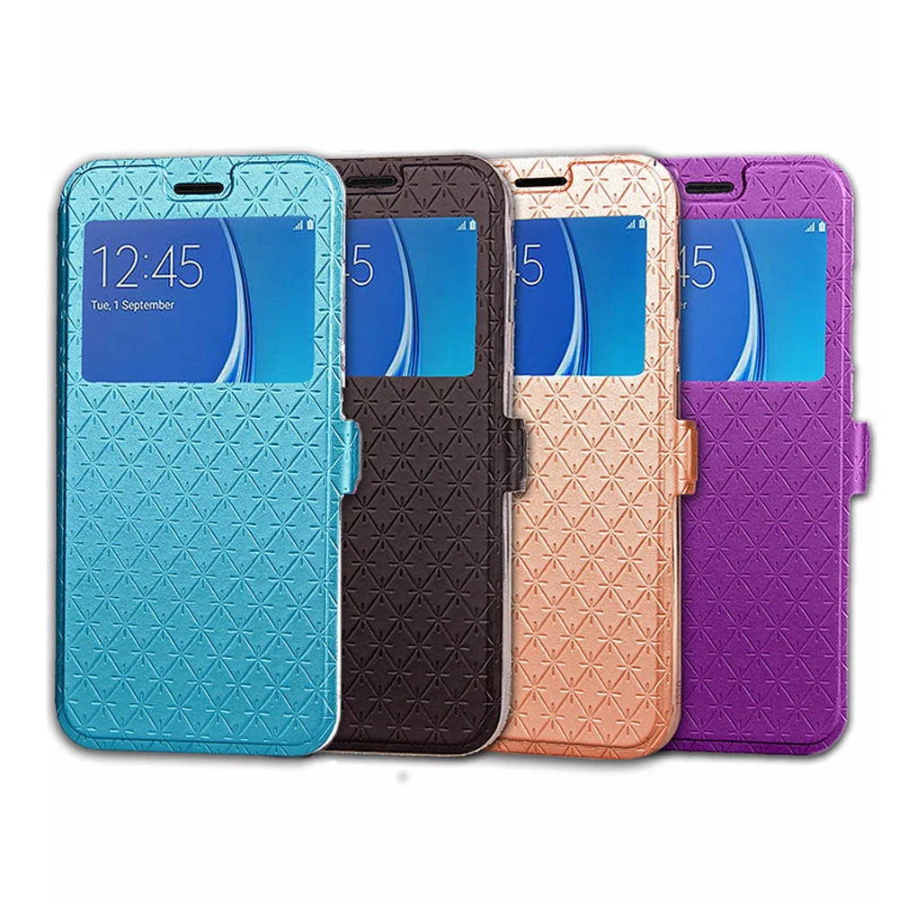Asuwish кожаный чехол книжка для Samsung Galaxy J3 J5 2016 GalaxyJ3 J 3 5 16 SM J320 J320F J510 J510F