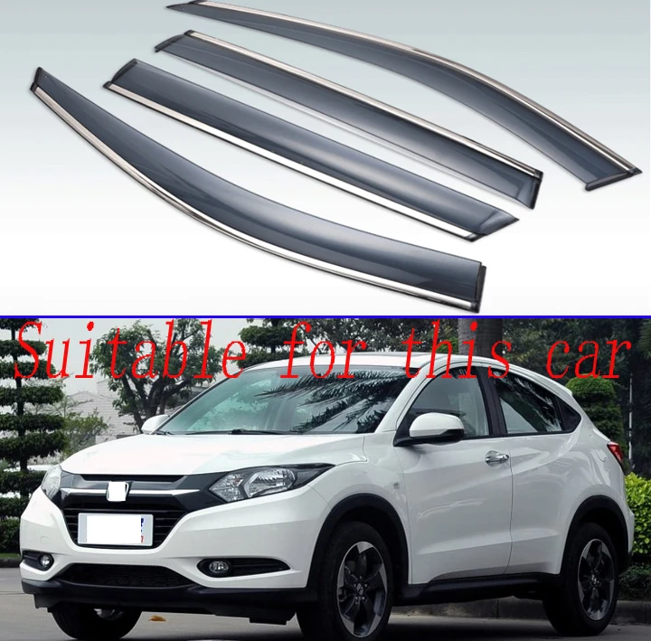 4 шт. защитный козырек для окна Honda VEZEL 2014 2015 2016 2017 2018|Навесы и укрытия| |