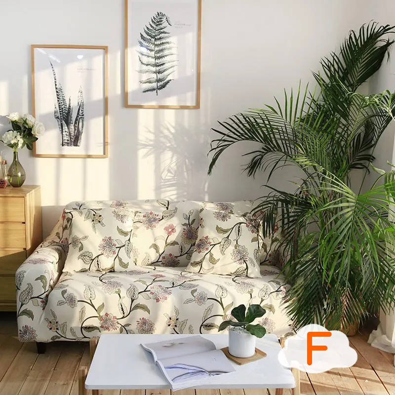 Slipcovers диван плотно обертывается все включено скольжению секционные эластичный Полный диван крышка/полотенце один/два/три/четыре места - Цвет: F