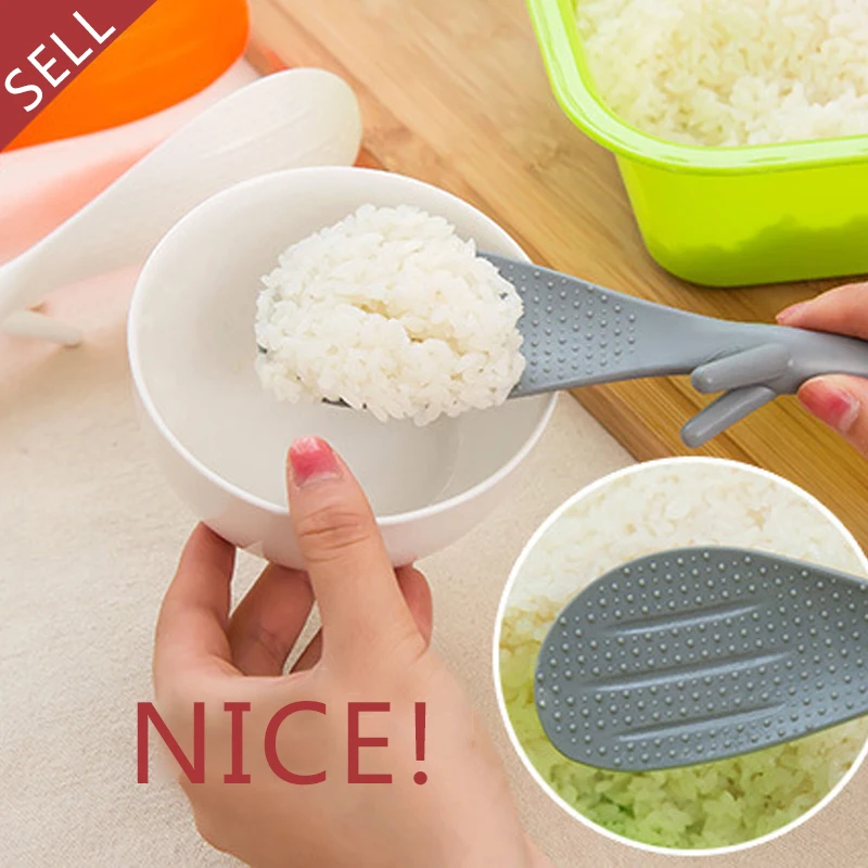 Милые кухонные принадлежности 1 шт. ковш в форме белки не прилипает весло для риса