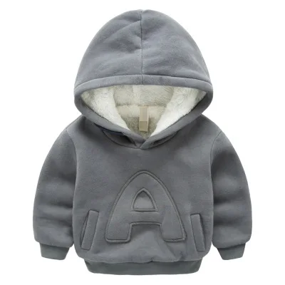 Зимнее детское вельветовое плотное хлопковое пальто Модные теплые кашемировые