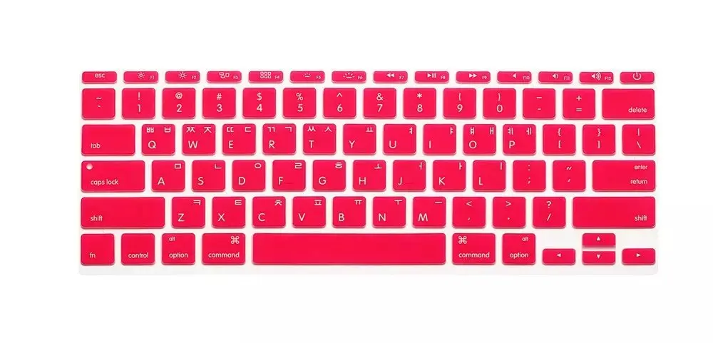 Защитная пленка для клавиатуры на корейском языке силиконовая защитная Mac Book Air 11