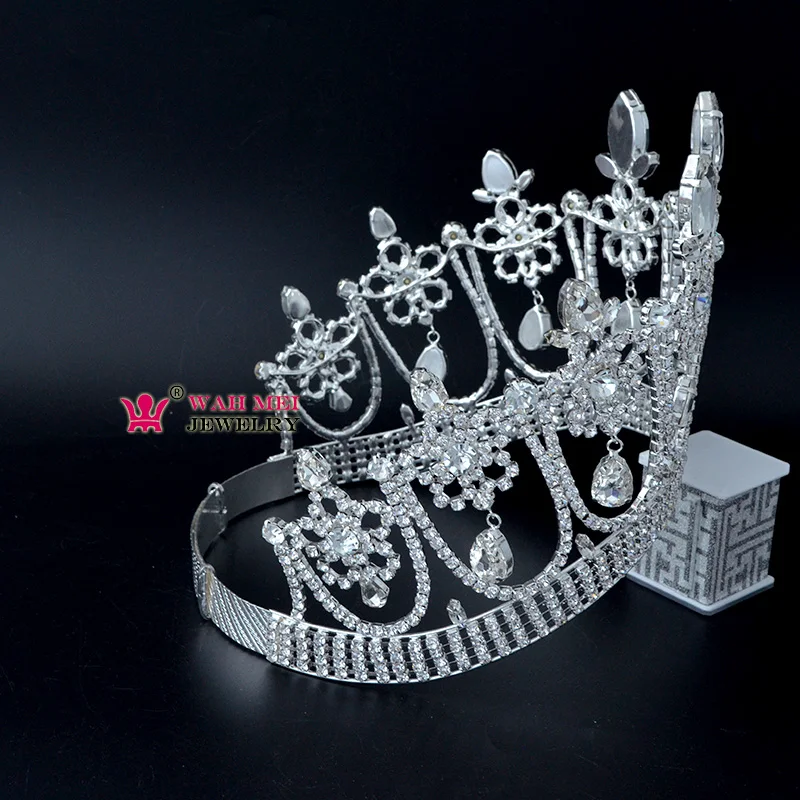 Короны тиары Стразы Кристалл красота конкурс корона свадьба события Свадебные