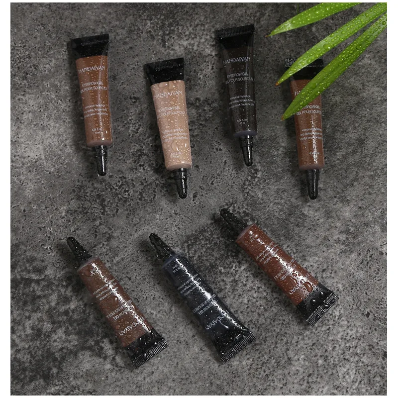 

HANDAIYAN Pro Liuqid Black Brown Henna Eyebrow Makeup Waterproof Eye Beauty Tool Brows Tattoo Eyebrows Tint Gel Cosmetics