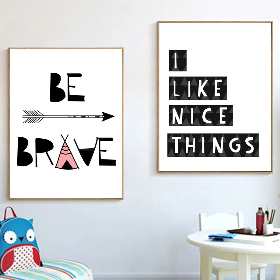 Мультфильм стрелы цирк цитаты плакаты и принты стены искусства холст картина