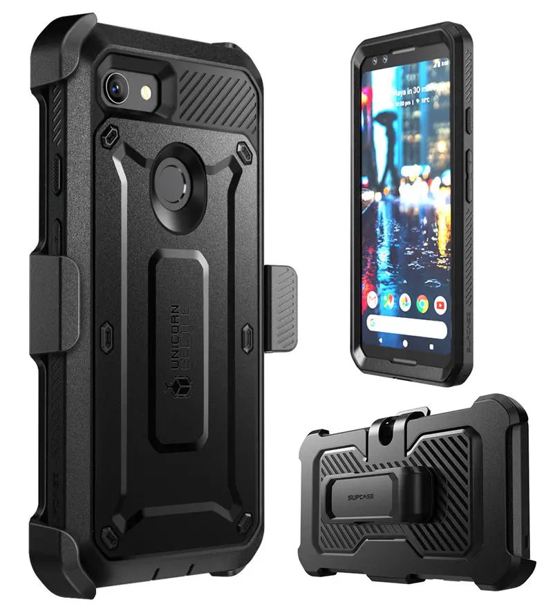Чехол для телефона Google Pixel 3, чехол SUP, чехол UB Pro Series, прочная кобура, чехол-клипса со встроенной защитной пленкой