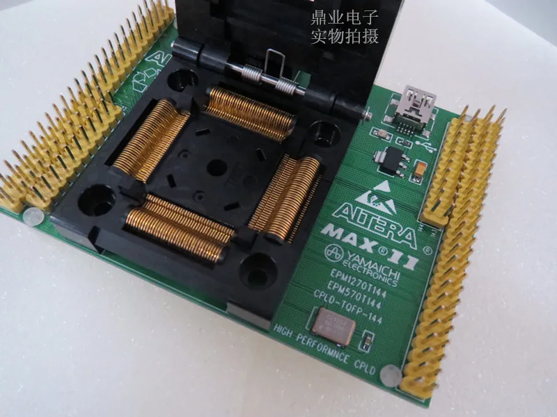 Раскладушка EPM270T144 EPM570T144 YAMAICHI IC51-144-1354-LQFP144 расстояние 0 5 мм IC адаптер для горения