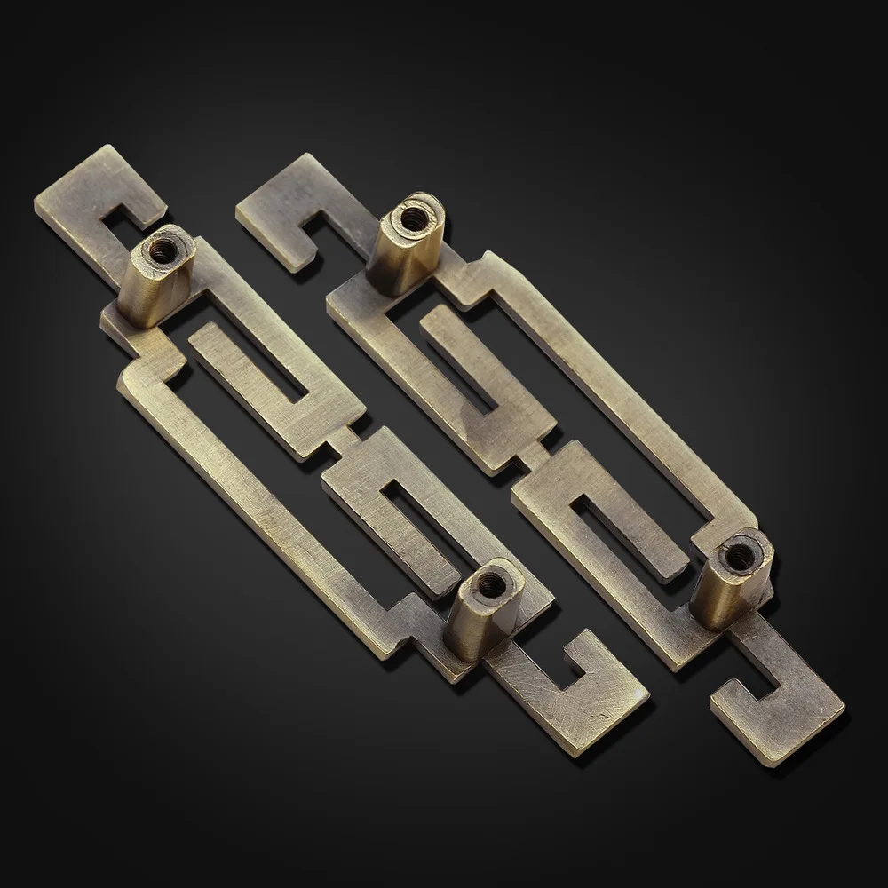 Китайский античный синий штатив ручка пасторальный шкаф обувной дверная древний