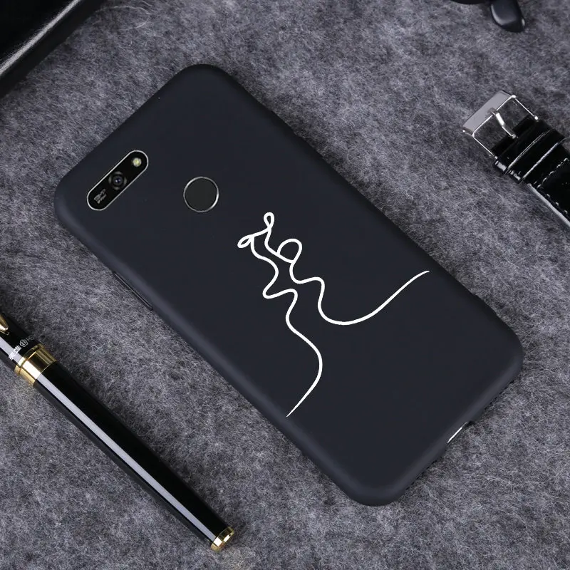 064 Матовый печати чехол для huawei Y6 Y9 Y5 Prime P20 P9 P10 Коврики 10 Lite Honor 10 9 Lite 7C 7A Pro 7X P Smart Мягкий силиконовый чехол s - Цвет: 064