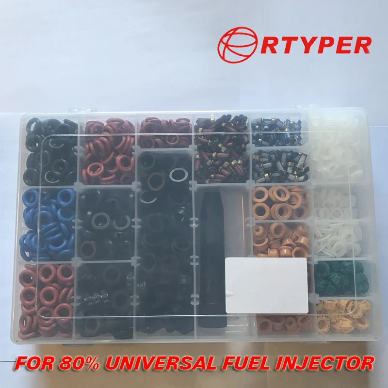 

Ремонтные наборы деталей топливной форсунки для универсального типа наборы для восстановления топливного инжектора с 18 видами/коробкой