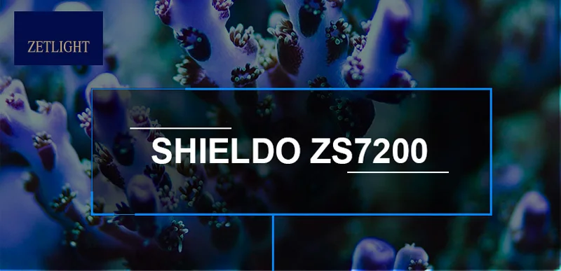 ZET светильник ZS 7200 ZS-7200 морская вода, аквариум, Коралловая лампа, светодиодный цилиндрический светильник, ультрафиолетовый светильник