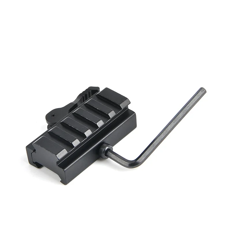 Airsoft 1/2 inch Mini Riser Block Mount Metal QD 20MM Quick Release Adapter Laser Hunting Scope Accessories Picatinny Rail | Спорт и