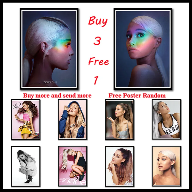 Плакаты Ariana grande с покрытием из бумаги плакаты для альбома изображением девушек и