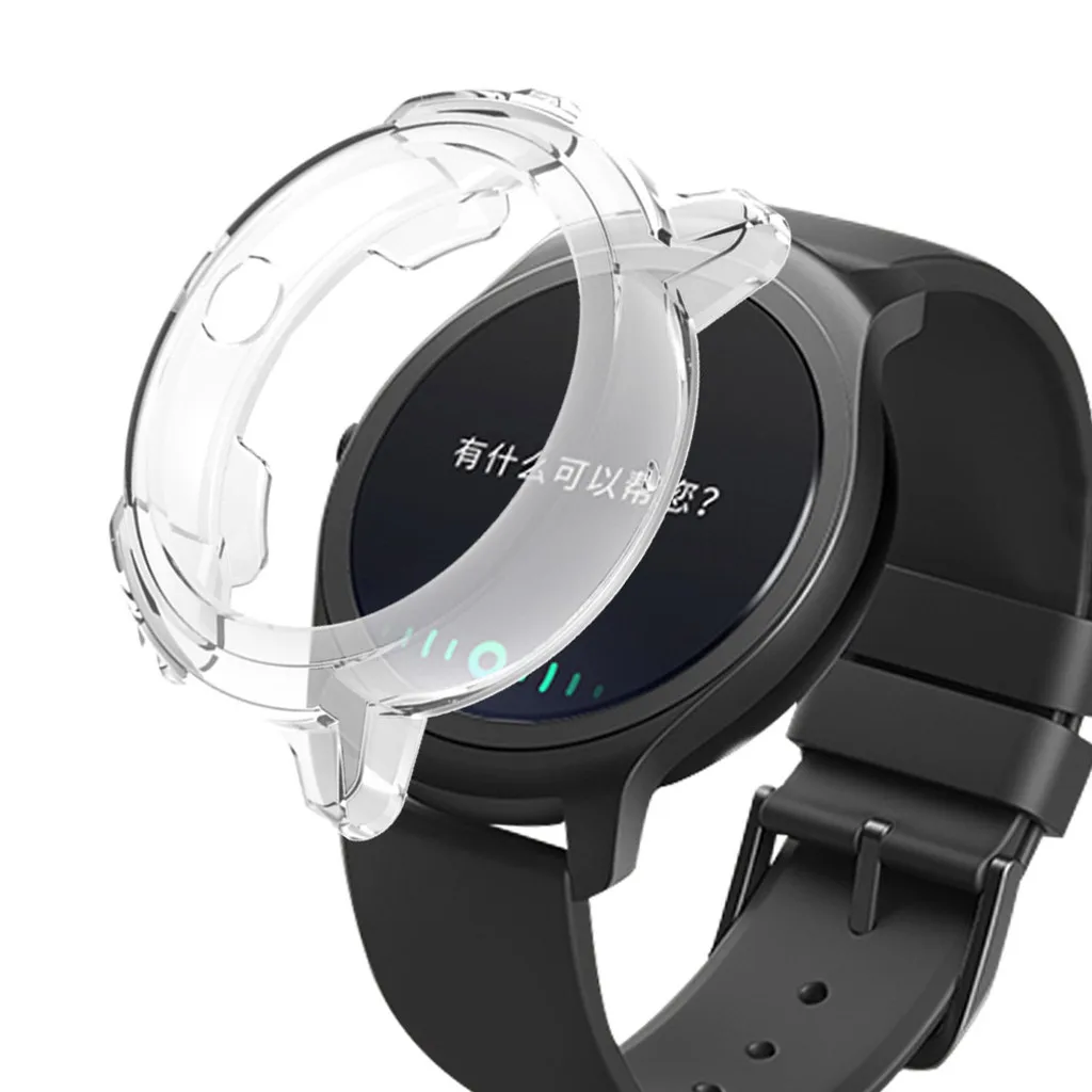 Ультра-тонкий мягкий ТПУ защитный силиконовый чехол для Ticwatch E смарт-часы носимые против царапин Аксессуары#605