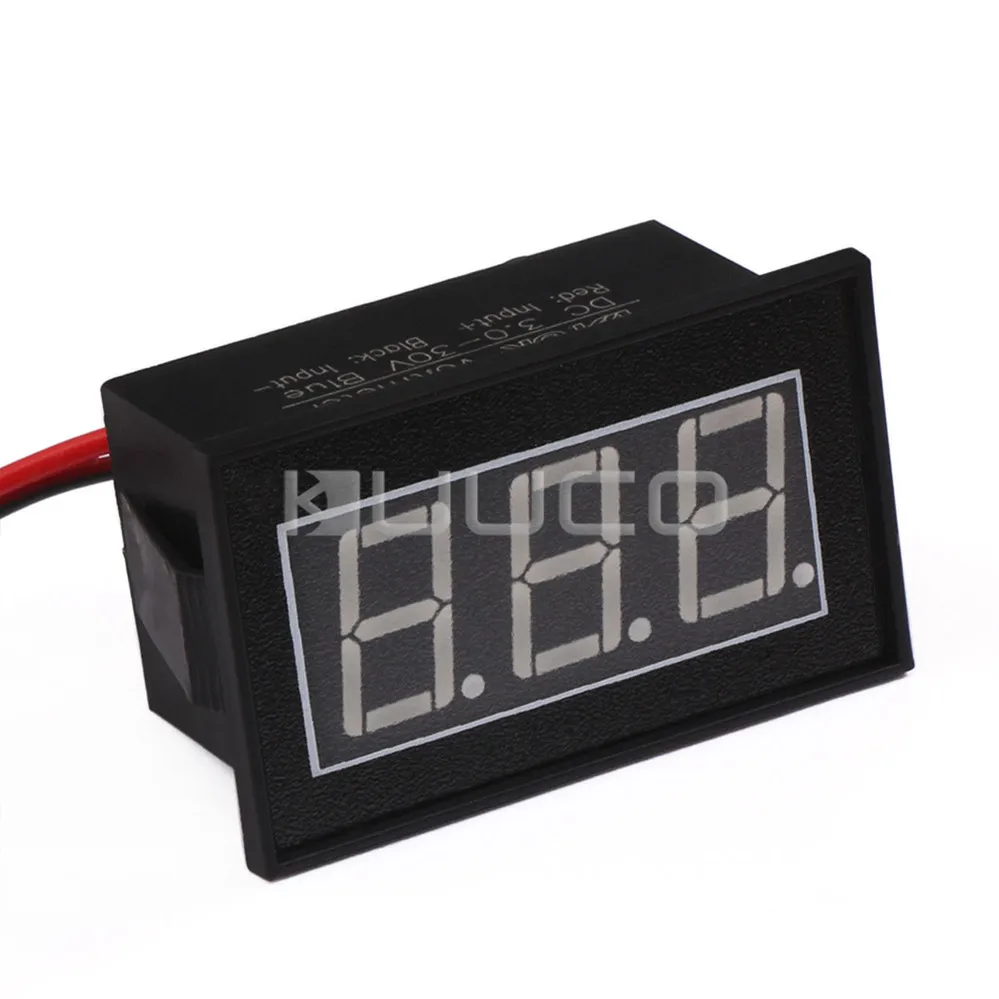 DC 4 5 ~ 30V синий светодиодный дисплей монитор напряжения 12V 24V Цифровой вольтметр