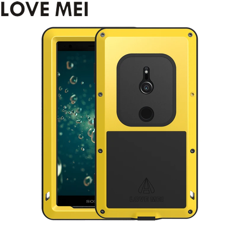 Мощные Чехлы LOVE MEI для Sony Xperia XZ2 чехол компактный ударопрочный качественный ТПУ