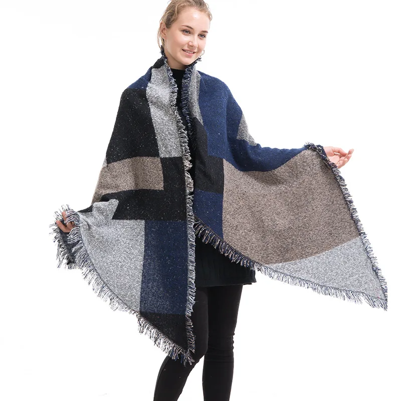 Abrigo Mujer пончо женский плащ зимнее пальто женские y capas desigual manteau femme hiver Роскошные