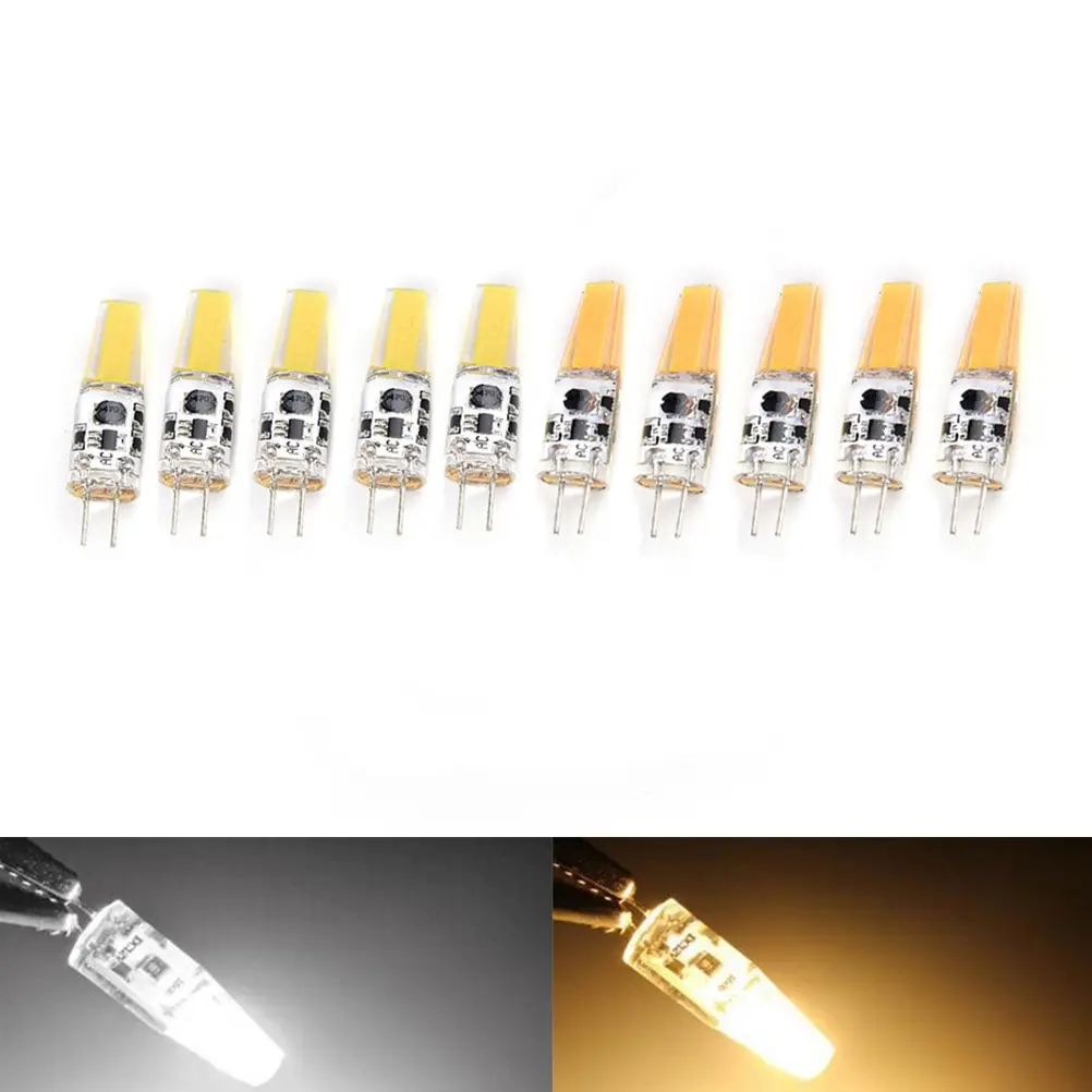 

Светодиодная лампа G4, лампа AC/DC 12V 6W COB SMD, светодиодные лампы, заменяемые галогенные прожекторы, люстра, 5 шт.