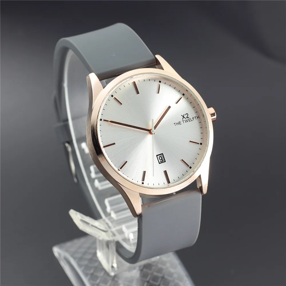 Montre homme люксовый бренд X2 Двенадцатые часы мужские модные повседневные кварцевые часы с резиновым ремешком Мужские часы Новое поступление