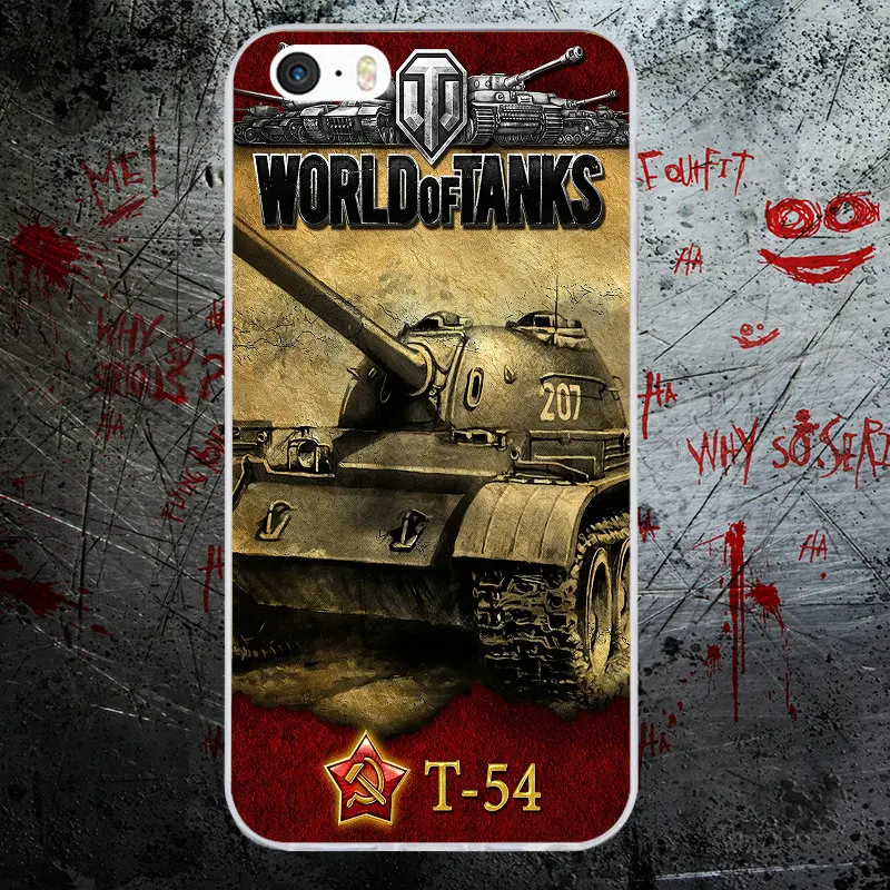 For iphone 6 Case World of Tanks Soft TPU Silicone Mobile Phone Cases for iPhone 8 7 6S Plus 10 X 5 5S SE 5C 4 4S Coque Bags | Мобильные