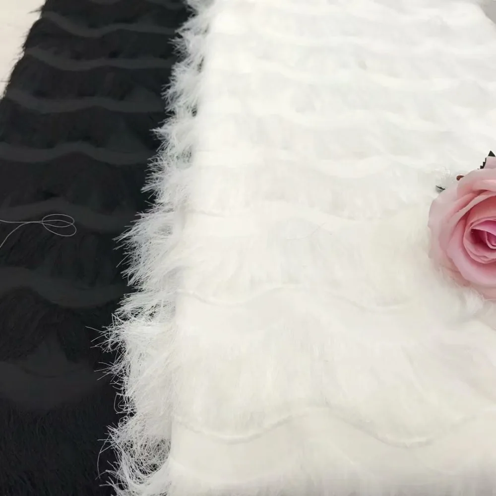 2018 Высококачественная шифоновая африканская сетка швейцарская французская