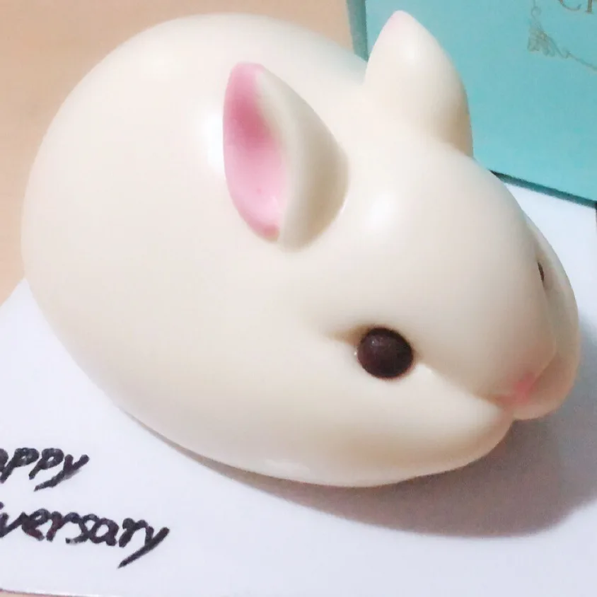 Симпатичные 3D Мультяшные кролики мыло силиконовые формы Кролик искусственные