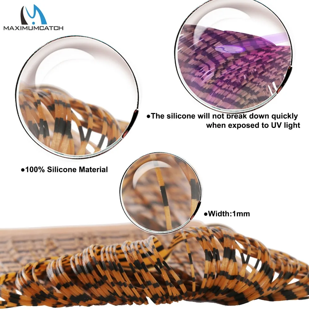 Силиконовые юбки Maximumcatch 2 шт./лот 100% 13 цветов|tying materials|tying flymaterial fly |