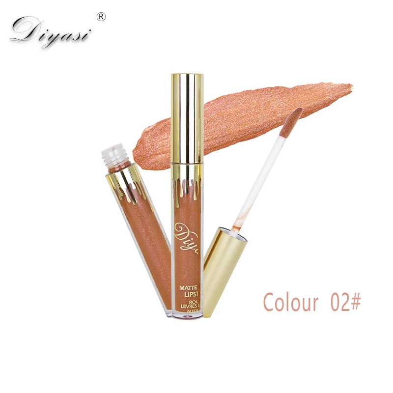 2019 абсолютно новый 6 цветов Блеск для губ антипригарное Стекло блестки яркий