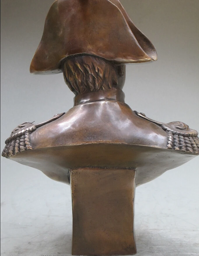 12 &quotЗападная ХУДОЖЕСТВЕННАЯ бронзовая скульптура Наполеон Бонапарт статуя