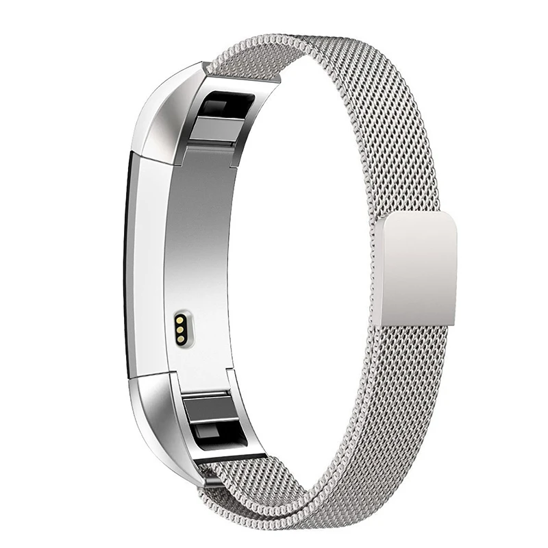 Премиум ремешок из нержавеющей стали для Fitbit Alta Milanese Loop Bands Для HR часов