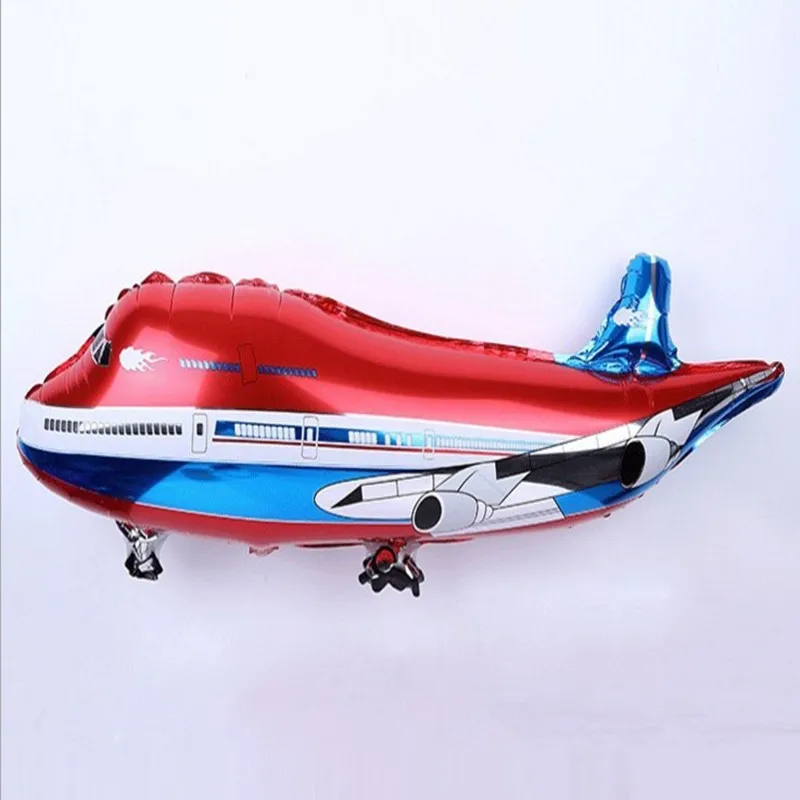 

82x42cm Plane Foil Balloons Cartoon Happy Birthday Wedding Decoration Party Inflatable Air Balls Toy Kids Gift Baby Shower