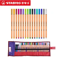 stabilo point 88 art markers 0 4mm fiber pen 25 colors needle tip fineliner manga design sketching drawing