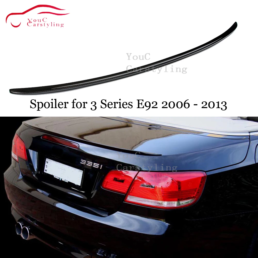 Задний спойлер из углеродного волокна крыло для BMW 3 серии E92 2-двери купе 2006-2013 M3 M4