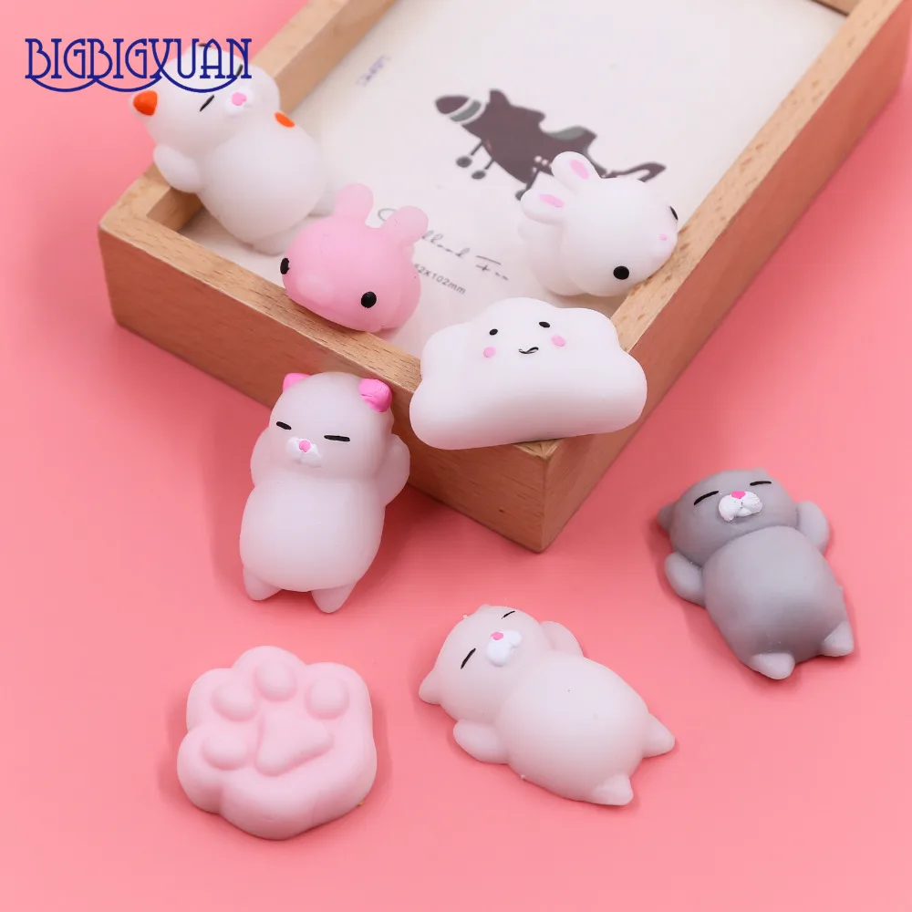 Милый ремешок для телефона Kawaii Mini мягкий Кот кролик облако Decom пресс ион ручная