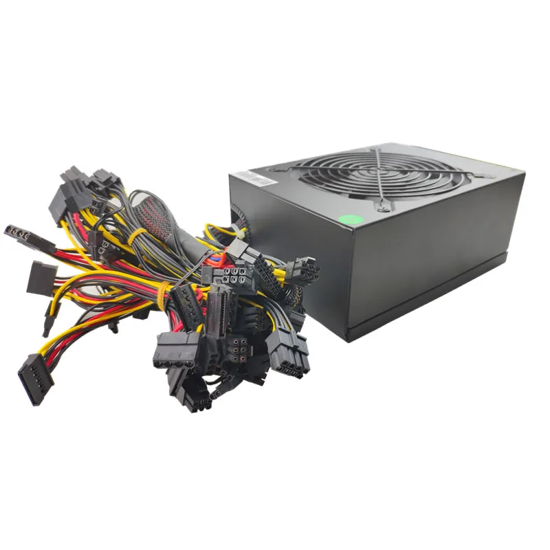 T.F.SKYWINDINTL 2000W ATX Gold Mining источник питания SATA IDE 8 GPU для ETH BTC эфириум 2000w PSU