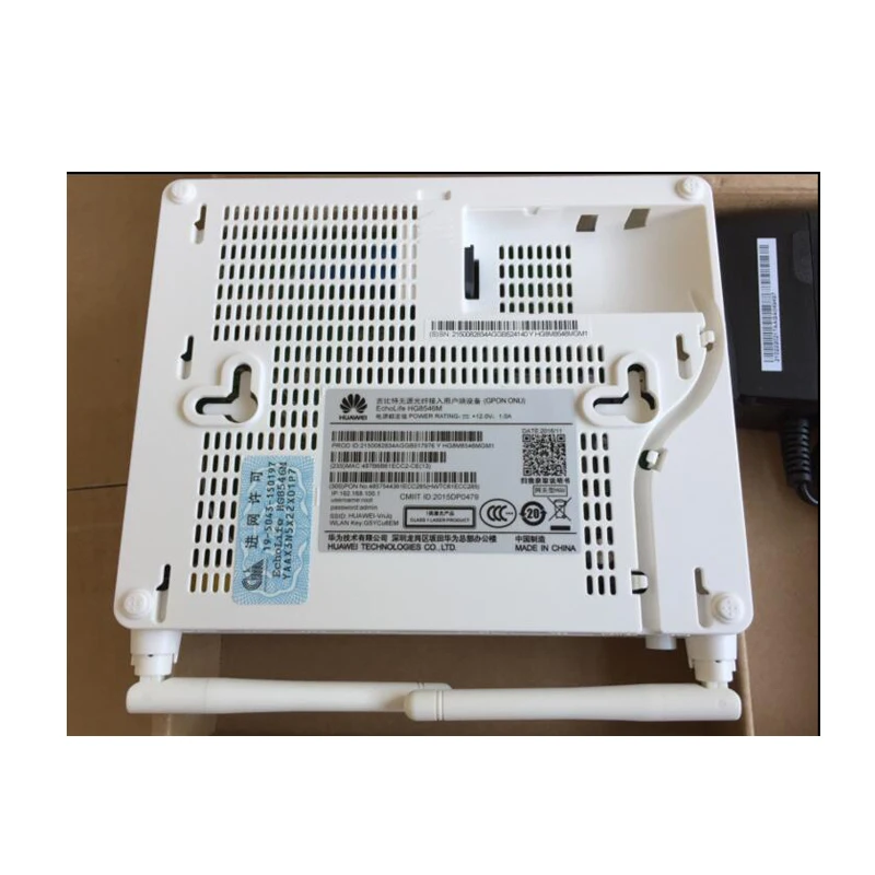 Бесплатная доставка оригинальный HG8546M Gpon ONU с 4FE + Voice WIFI USB-порт английское